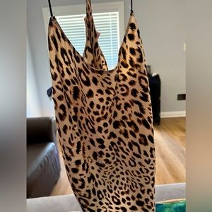 Leopard Satin cami